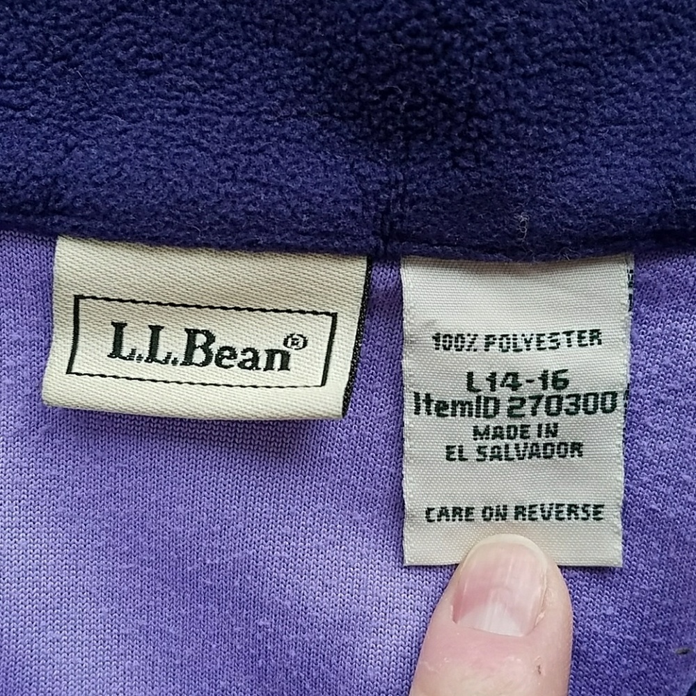 L.L. Bean long sleeve, shirt size Large 14-16 - Picture 4 of 4